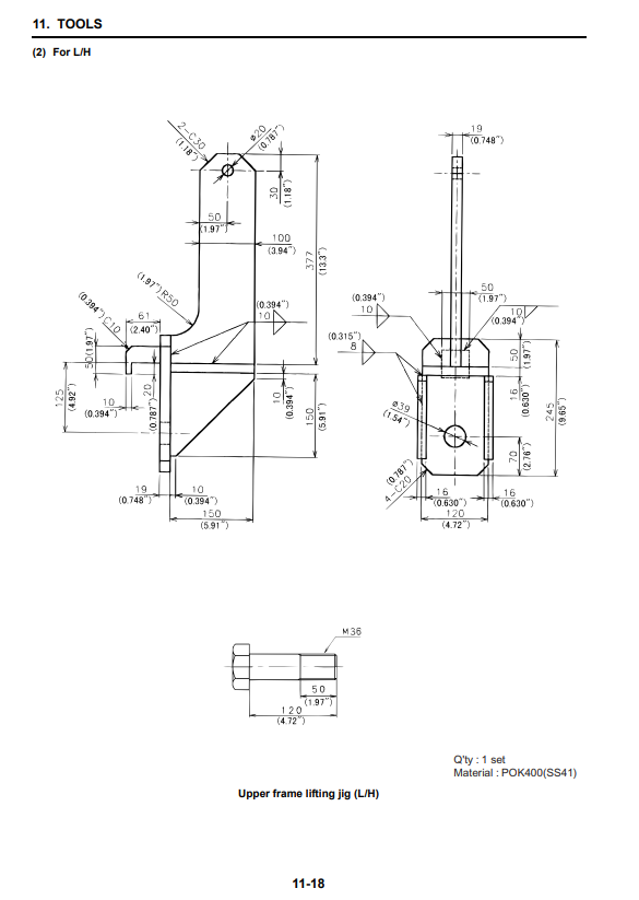 Manual de Reparación Excavadora Kobelco 230SRLC-3 Tier 4