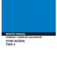 Manual de Reparación Excavadora Kobelco 27SR ACERA TIER 4