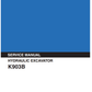 Manual de Reparación Excavadora Kobelco K903B