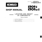 Manual de Reparación Excavadora Kobelco K909-II , K909LC-II
