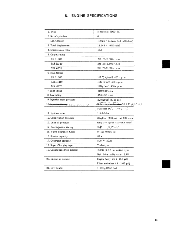 Manual de Reparación Excavadora Kobelco K916-II, K916LC-II