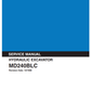 Manual de Reparación Excavadora Kobelco MD240BLC