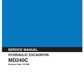 Manual de Reparación Excavadora Kobelco MD240C