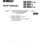 Manual de Reparación Excavadora Kobelco SK100-V, SK100L-V, SK120-V, SK120LC-V