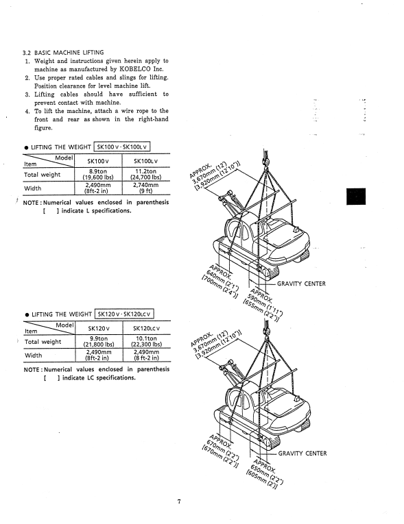 Manual de Reparación Excavadora Kobelco SK100-V, SK100L-V, SK120-V, SK120LC-V