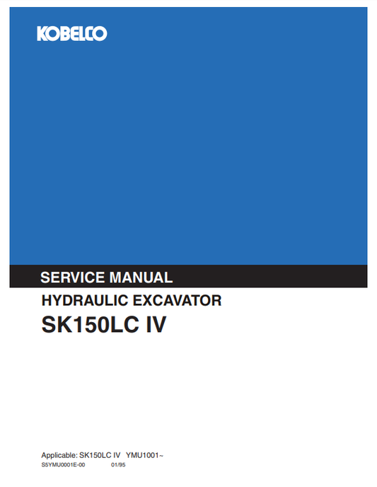 Manual de Reparación Excavadora Kobelco SK150LC IV