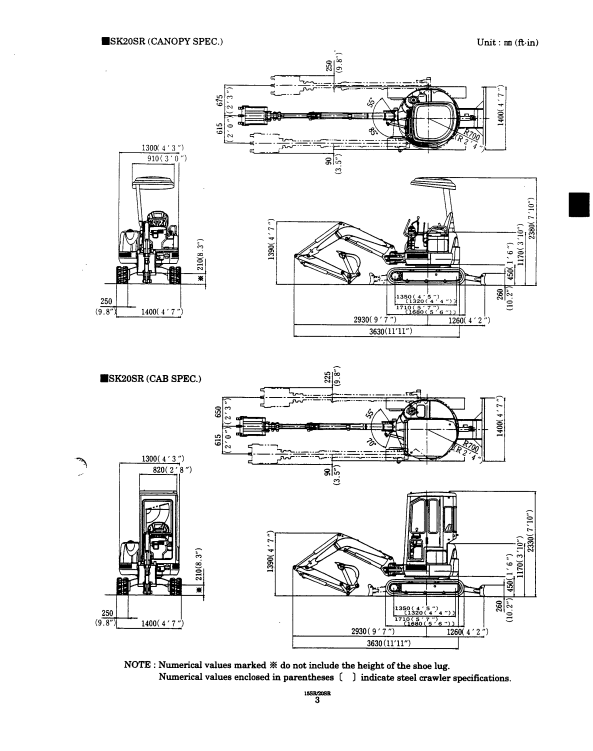 Manual de Reparación Excavadora Kobelco SK15SR , SK20SR