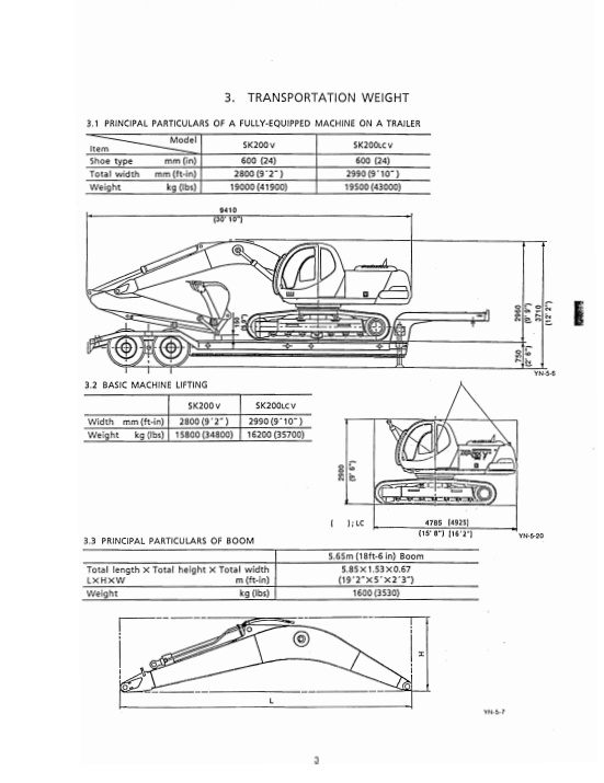 Manual de Reparación Excavadora Kobelco SK200-V, SK200LC-V