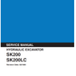 Manual de Reparación Excavadora Kobelco SK200, SK200LC