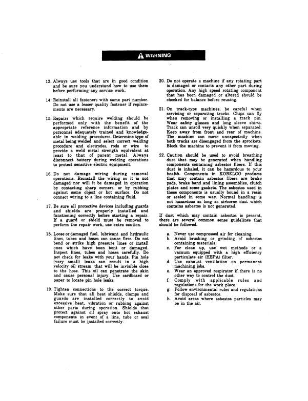 Manual de Reparación Excavadora Kobelco SK270LC IV