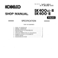 Manual de Reparación Excavadora Kobelco SK400 III, SK400LC III