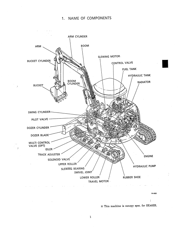 Manual de Reparación Excavadora Kobelco SK40SR , SK45SR