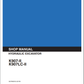 Manual de Reparación Excavadora Koelco K907-II, K907LC-II