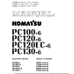 Manual de Reparación Excavadora Komatsu  PC100-6, PC100L-6, PC120LC-6, PC130-6