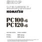 Manual de Reparación Excavadora Komatsu PC100-6 , PC120-6