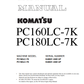 Manual de Reparación Excavadora Komatsu PC160LC-7K, PC180LC-7K