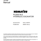Manual de Talla Excavadora Komatsu PC200Z-6LE