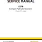 Manual de Reparación Excavadora New Holland E27B