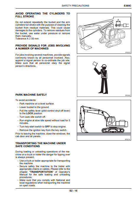 Manual de Reparación Excavadora New Holland E385C