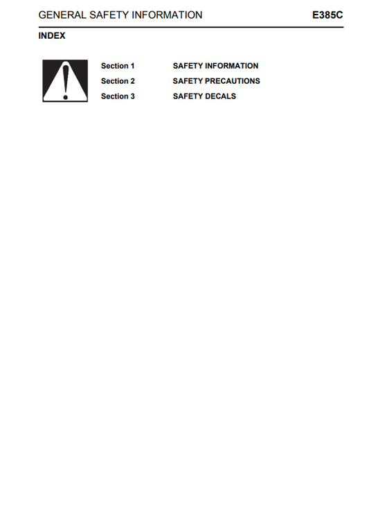 Manual de Reparación Excavadora New Holland E385
