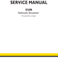 Manual de Reparación Excavadora New Holland E50B