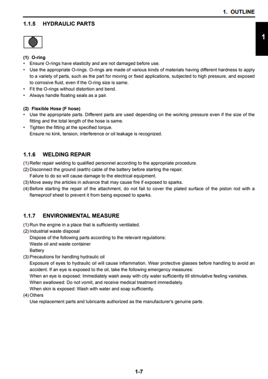 Manual de Reparación Excavadora New Holland E55B Tier 4