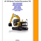 Manual de Servicios Excavadora sobre Orugas JCB JS 100 T4i