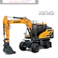 Manual de Reparación Excavadora sobre Ruedas Hyundai HW140