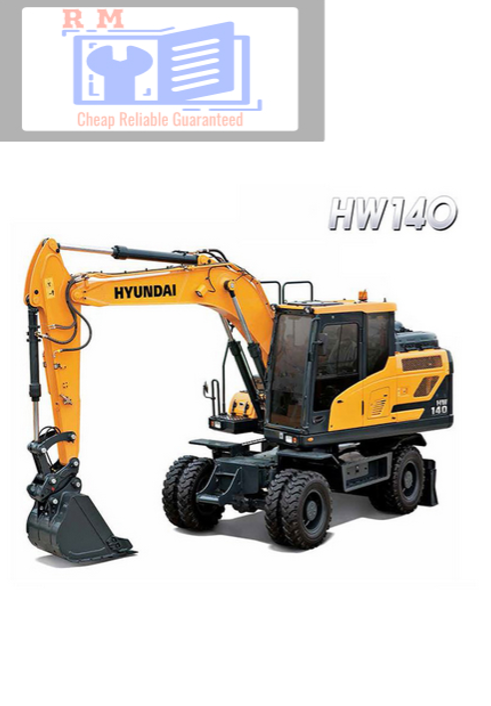 Manual de Reparación Excavadora sobre Ruedas Hyundai HW140