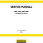 Manual de Reparación Excavadora sobre Ruedas New Holland WE170B, WE190B