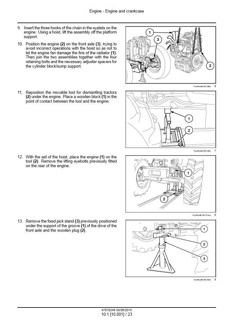 Manual de Reparación Farmall Case 90C, 100C, 110C, 120C