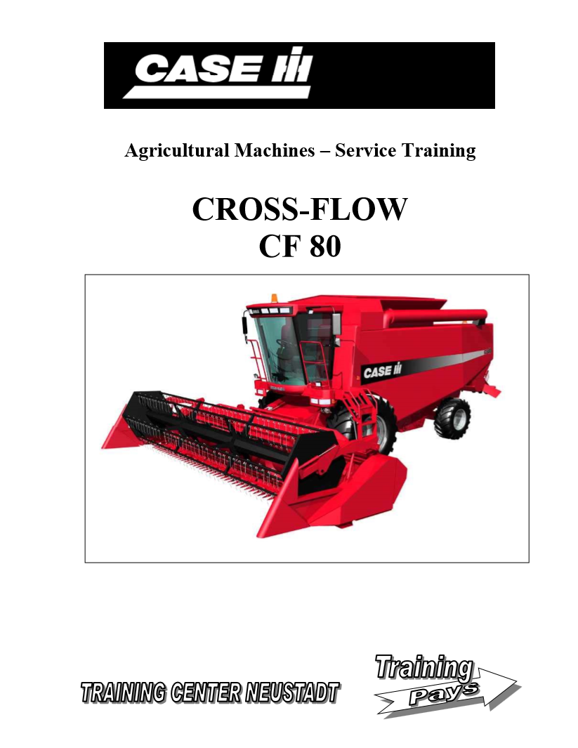 Manual de Reparacion Flujo Cruzado Cosechadora Case CF80