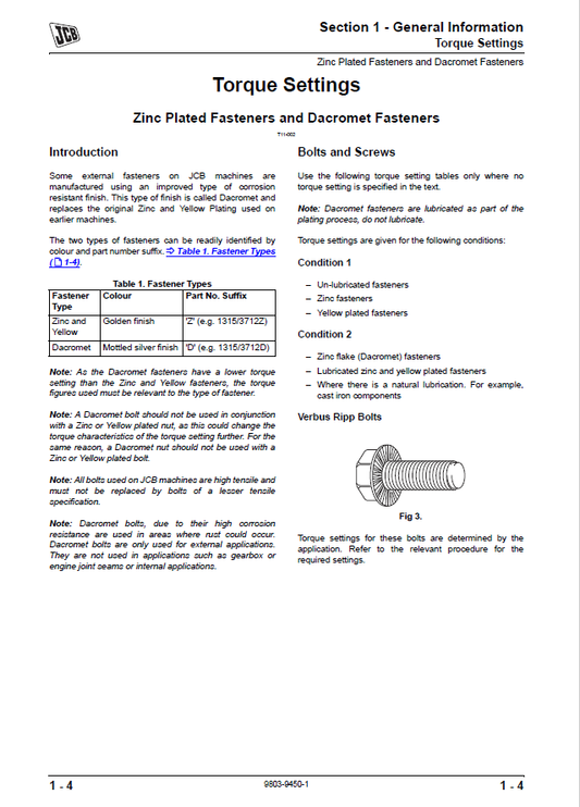 Manual de Reparación JCB Robot 160 170 180