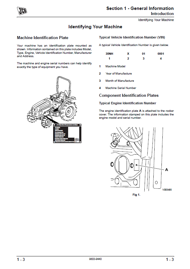Manual de Reparación JCB Tractor 331HST 335HST