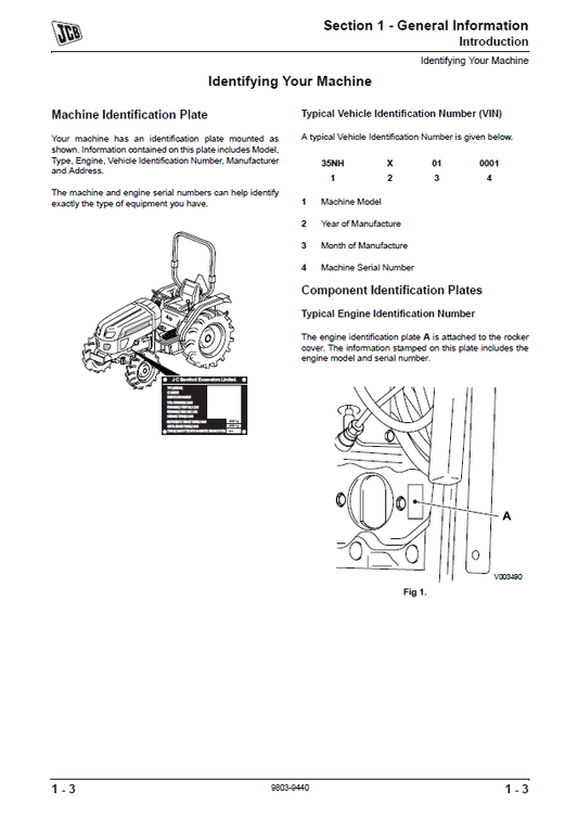 Manual de Reparación JCB Tractor 331HST 335HST