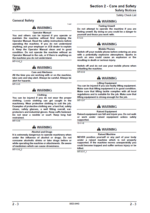Manual de Reparación JCB Tractor 331HST 335HST