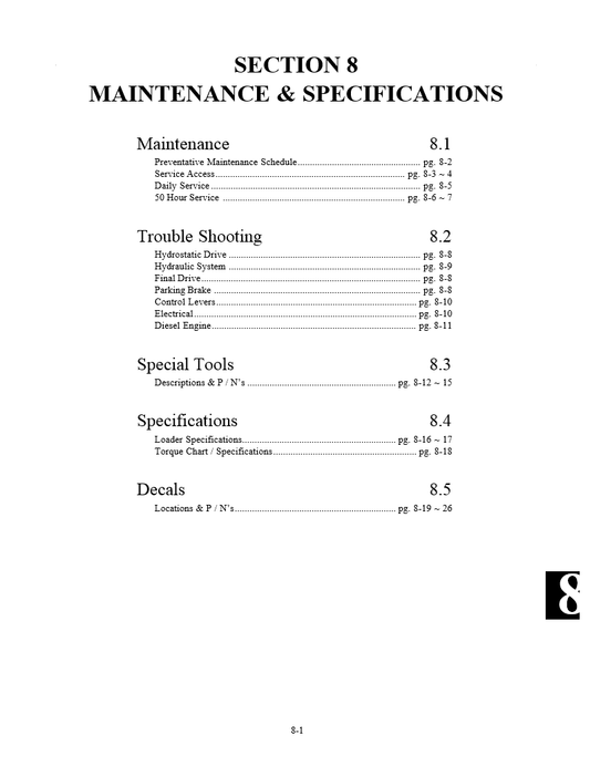 Manual de Reparación Minicargador Hyundai HSL600T , HSL680T