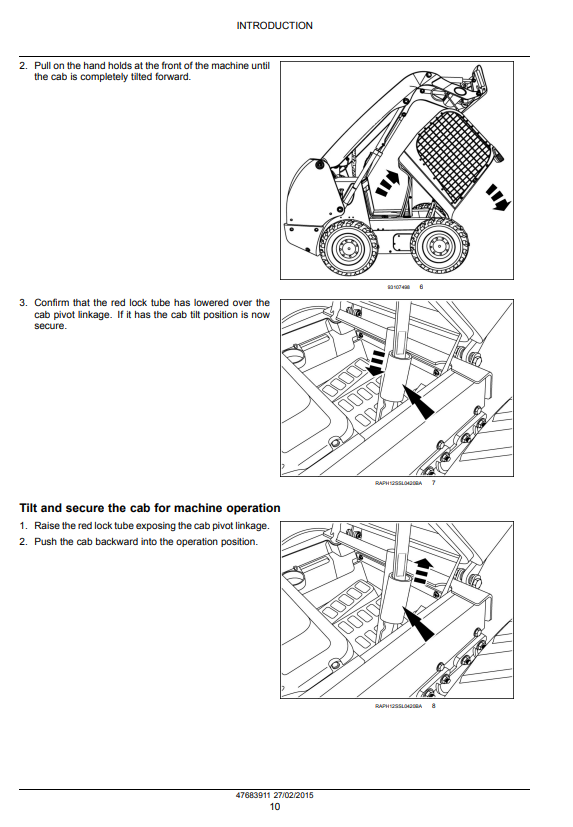 Manual de Reparación Minicargador New Holland L221, L228, C227, C232