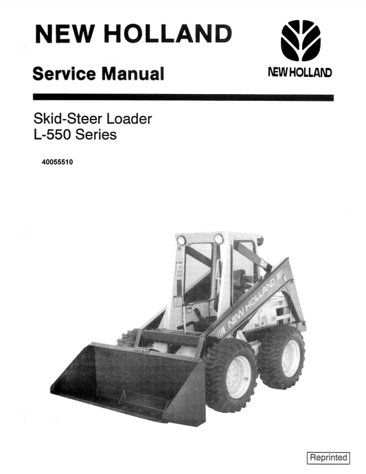 Manual de Reparación Minicargador New Holland L550