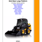 Manual de Reparación Minicargador de Plataforma Grande JCB