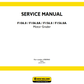 Manual de Reparación Motoniveladora New Holland F106.8, F106.8A, F156.8, F156.8A