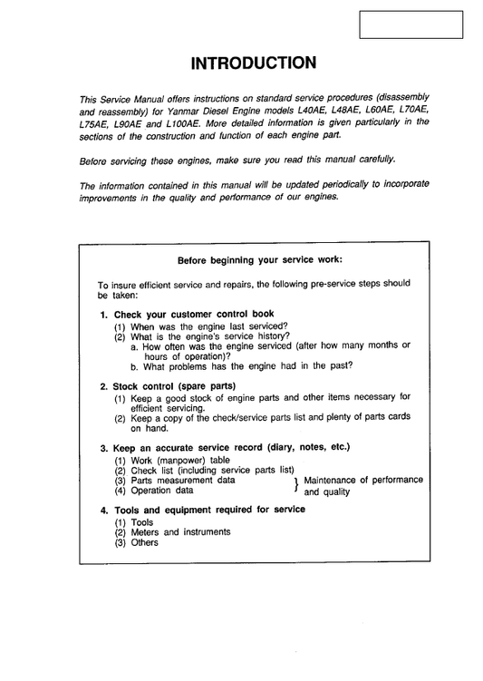 Manual de Reparación Motor JCB Yanmar LA -Series