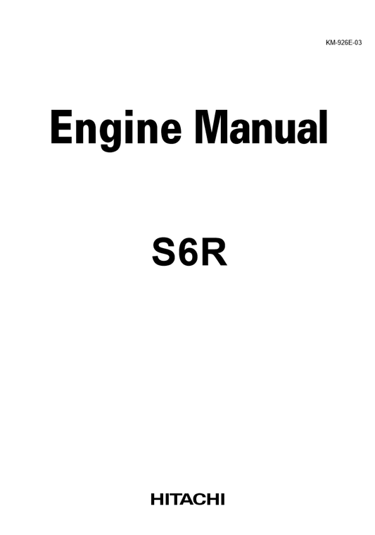 Manual de Taller Motor Mitsubishi S6R