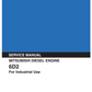 Manual de Reparación Motor Mitsubishi 6D2 Diesel (para productos relacionados Kobelco)