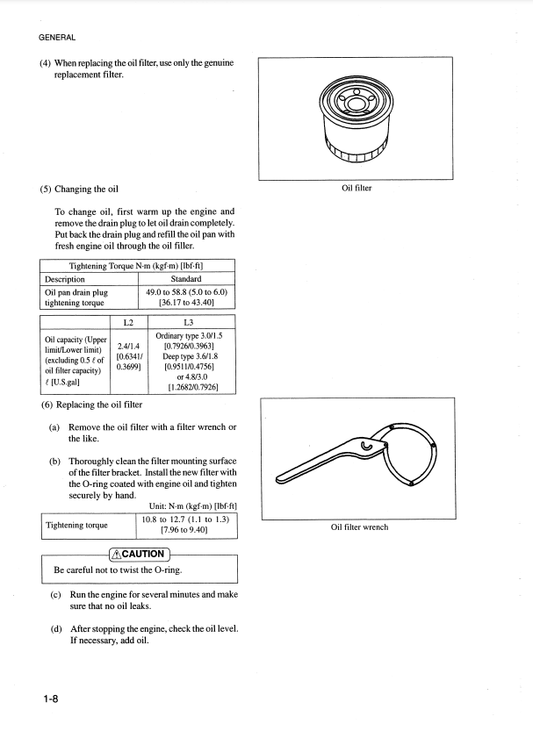 Manual de Reparación Motor Mitsubishi L2A, L2C, L2E, L3A, L3C, L3E