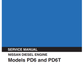 Manual de Reparación Motor Nissan PD6 and PD6T Diesel