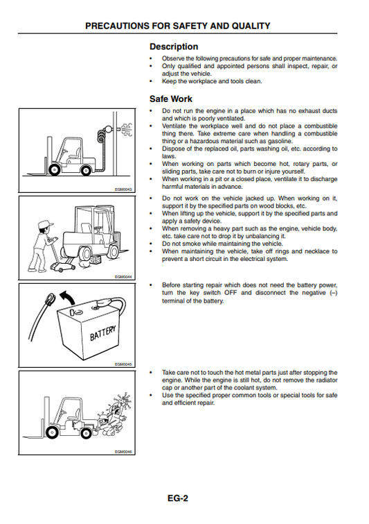 Manual de Reparación Motor a Gasolina Komatsu TB45E