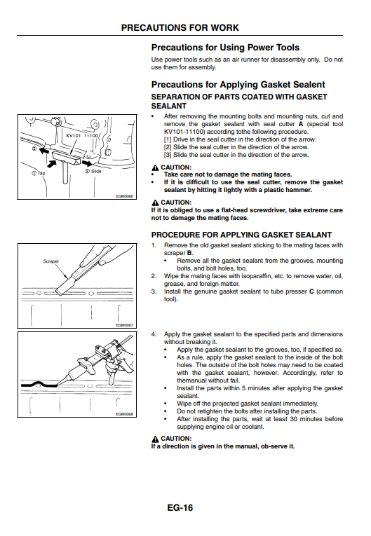 Manual de Reparación Motor a Gasolina Komatsu TB45E