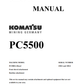 Manual de Reparacion Pala Minera Komatsu PC5500