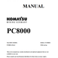 Manual de Reparación Pala Minera Komatsu PC8000-6